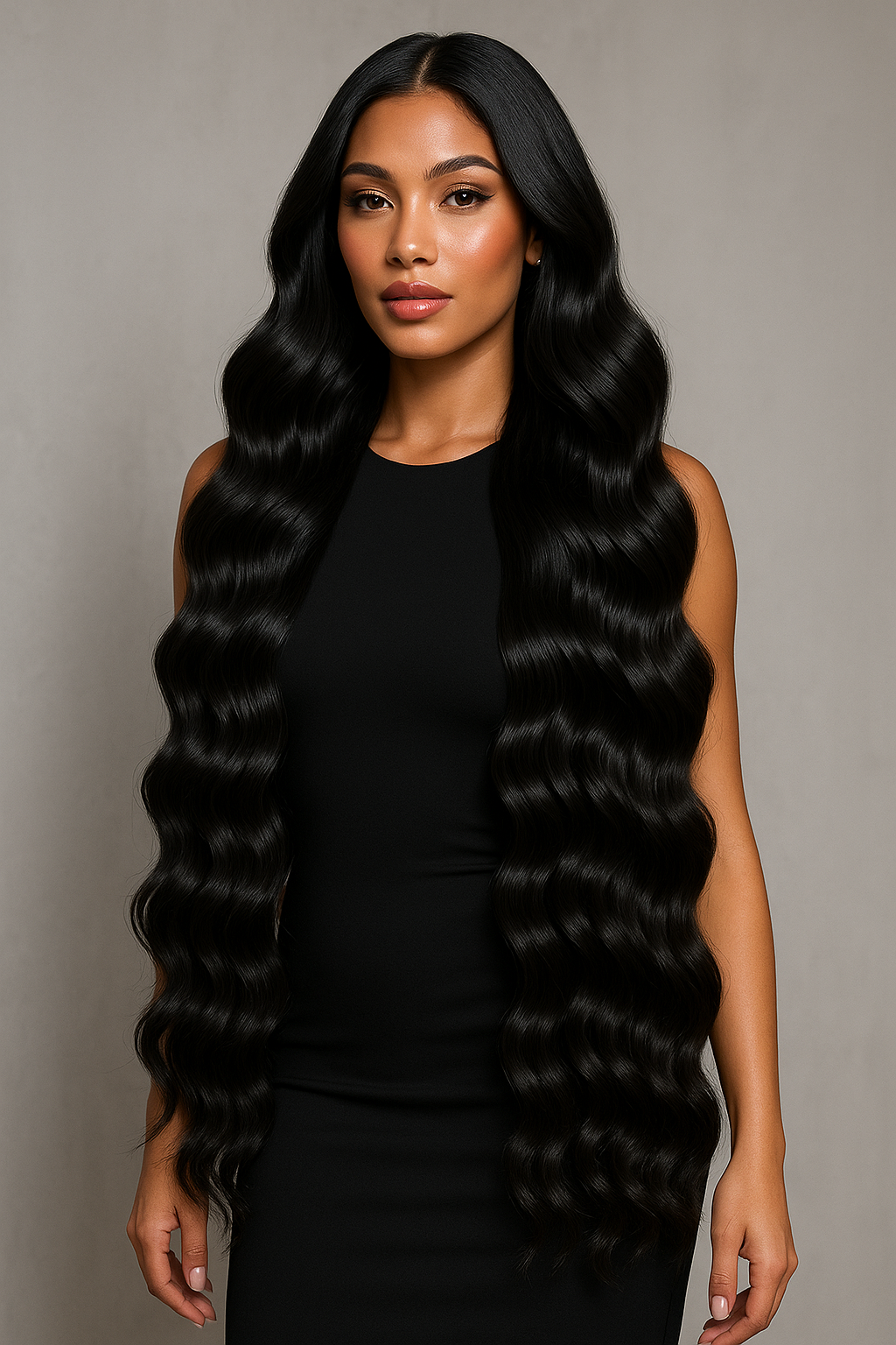 Midnight Cocoa Waves - Lace Wig Hair Extension
