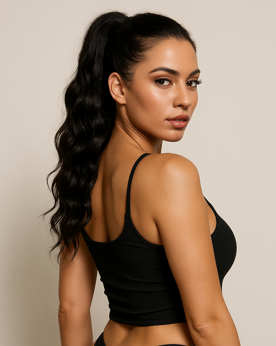 Midnight Fudge - Ponytail Hair Extension