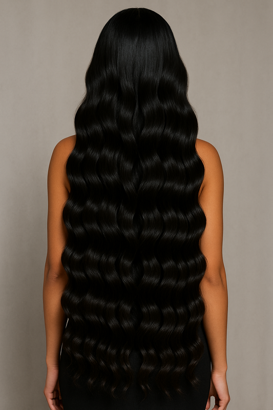Midnight Cocoa Waves - Lace Wig Hair Extension